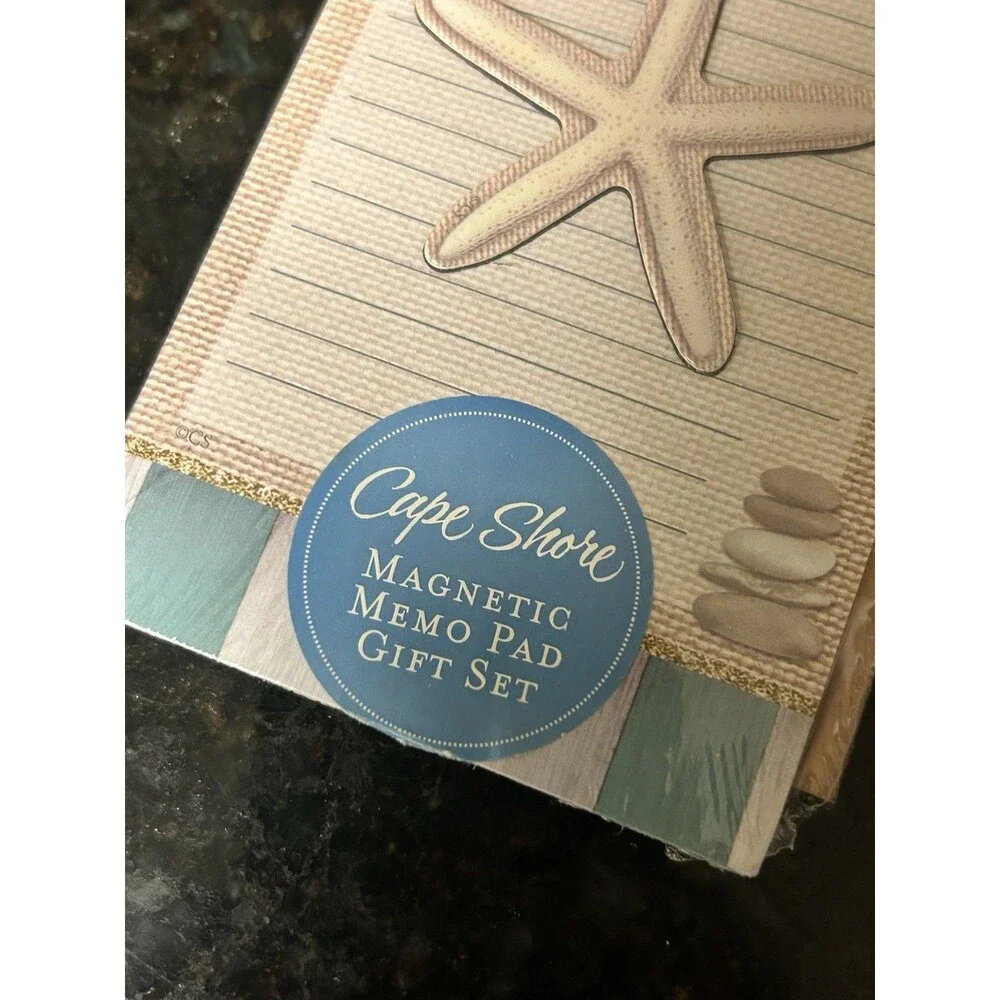 NWT Cape Shore Magnetic Memo Pad and Pencil set